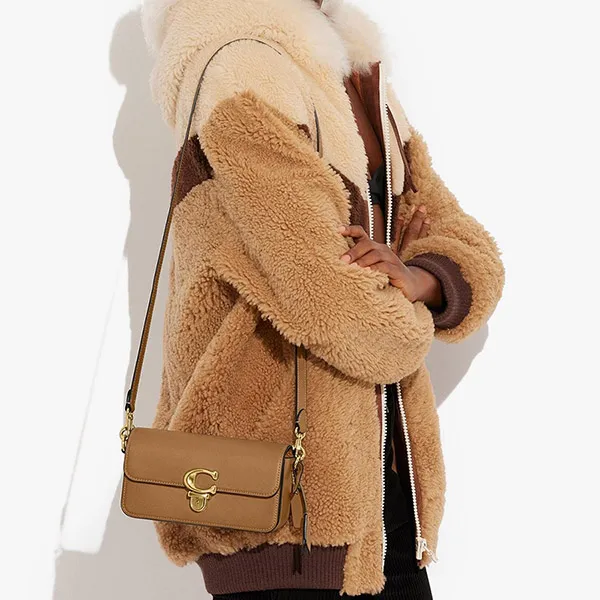 Túi Đeo Chéo Nữ Coach Studio Baguette Bag CE331 Màu Nâu