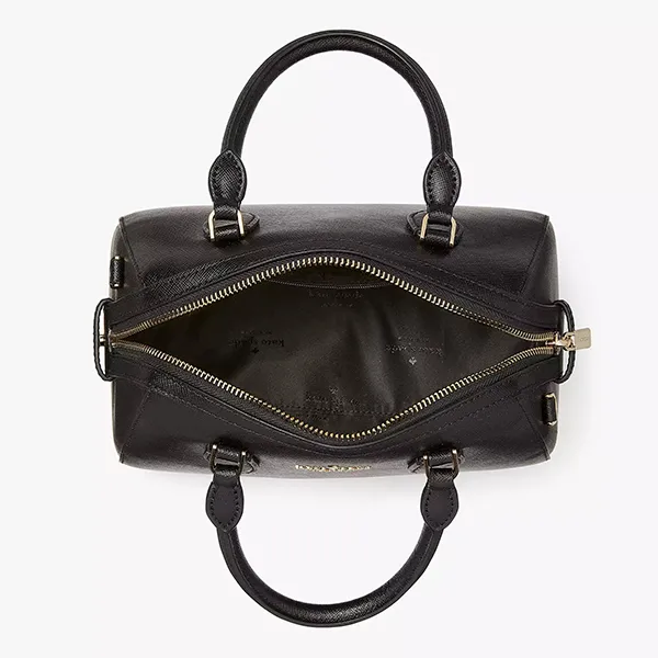 Túi Đeo Chéo Nữ Kate Spade Madison Saffiano Leather Dolly Duffle Crossbody KF493 Màu Đen
