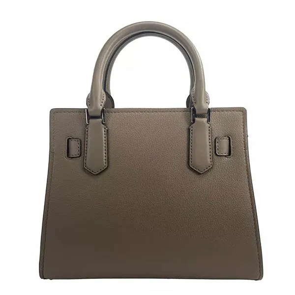 Túi Đeo Chéo Nữ Michael Kors MK Hamilton Small Dusk Satchel Crossbody Bag Nâu Rêu