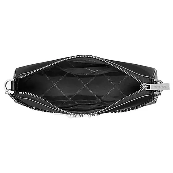 Túi Đeo Chéo Nữ Michael Kors MK Jet Set Medium Saffiano Leather Crossbody Bag 35S0STVU6L Màu Đen