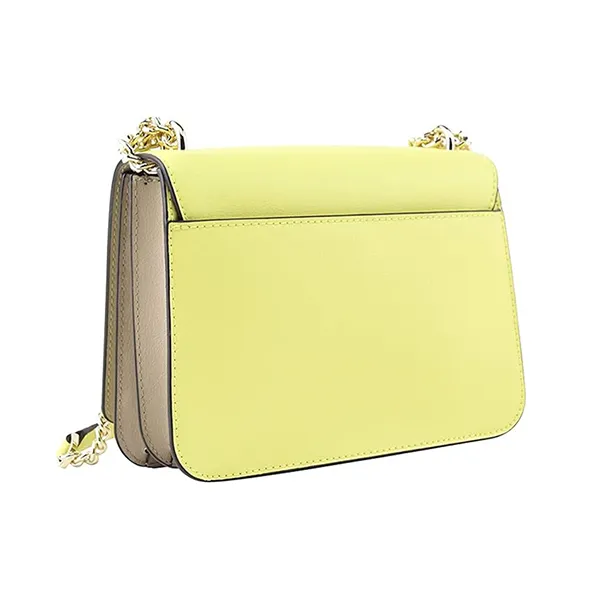 Túi Đeo Chéo Nữ Michael Kors MK Moot Leather Shoulder Flap Yeallow 35S0GOXL3T Màu Vàng
