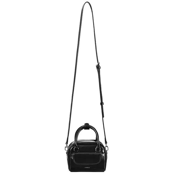 Túi Đeo Chéo Nữ Stand Oil Chubby Bag Tiny Màu Đen - Túi xách - Vua Hàng Hiệu