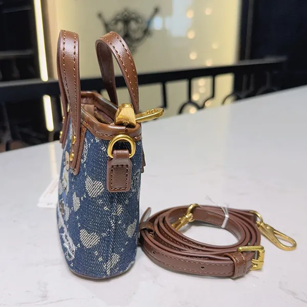 Túi Đeo Chéo Nữ TTWN BEAR TN3259 3535 Màu Xanh Viền Nâu