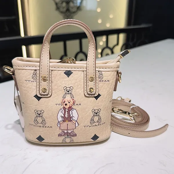 Túi Đeo Chéo Nữ TTWN BEAR TN3259 Màu Be