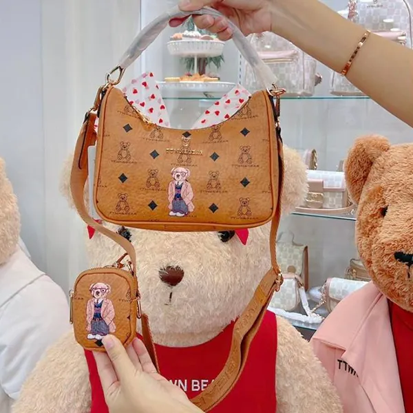 Túi Đeo Chéo Nữ TTWN BEAR TN3391 TN3403 Màu Nâu Khaki