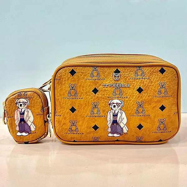 Túi Đeo Chéo Nữ TTWN BEAR TN3405 Màu Nâu Khaki