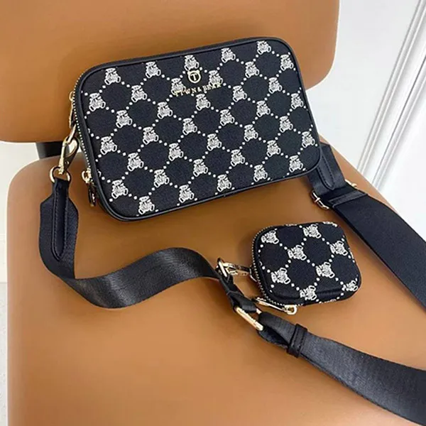 Túi Đeo Chéo Nữ TTWN BEAR TN3405 TN3665 Màu Đen