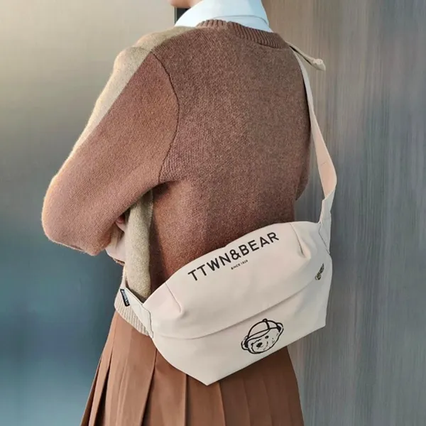 Túi Đeo Chéo Nữ TTWN BEAR TN3559-10030 Màu Nâu Nhạt