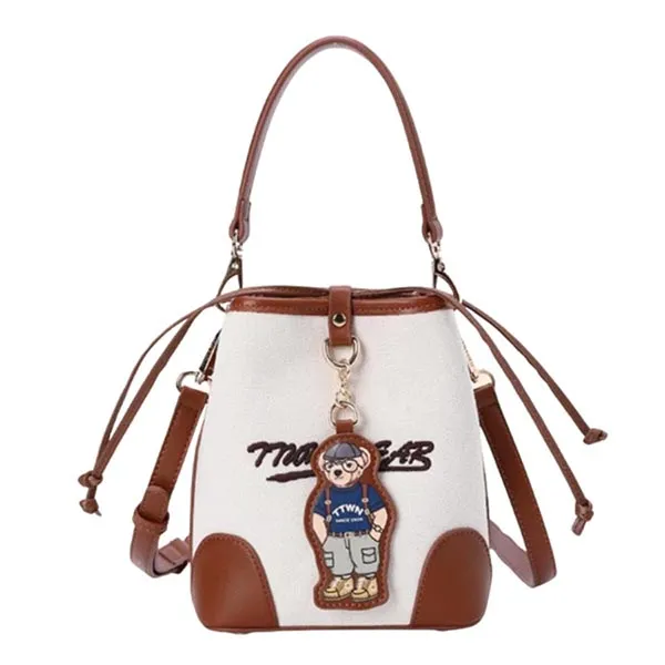Túi Đeo Chéo Nữ TTWN BEAR TN3669 Màu Be/Nâu