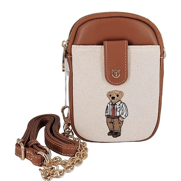 Túi Đeo Chéo Nữ TTWN BEAR TT2451 TT2435 Màu Be/Nâu