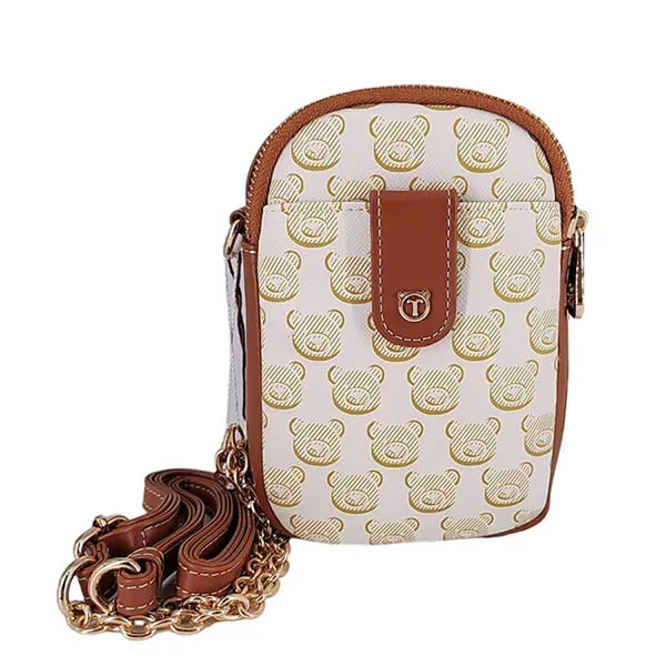 Túi Đeo Chéo Nữ TTWN BEAR TT2451 TT2450 Màu Be/Nâu