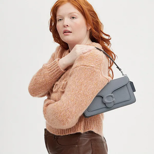 Túi Đeo Vai Nữ Coach Tabby Shoulder Bag 26 CH735 Màu Xanh Đậm - Túi xách - Vua Hàng Hiệu