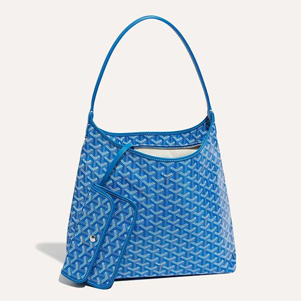 Túi Đeo Vai Nữ Goyard Bohème Hobo Bag BOHEMEPMLTY10CL10P Màu Xanh Blue - Túi xách - Vua Hàng Hiệu