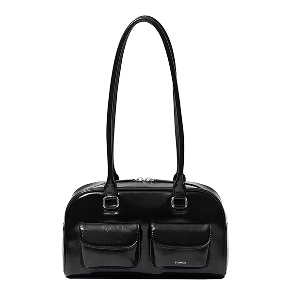 Túi Đeo Vai Nữ Stand Oil Chubby Bag Black Màu Đen - Túi xách - Vua Hàng Hiệu