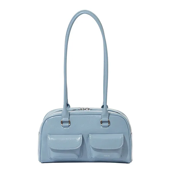 Túi Đeo Vai Nữ Stand Oil Chubby Bag Sky Blue Màu Xanh Da Trời - Túi xách - Vua Hàng Hiệu
