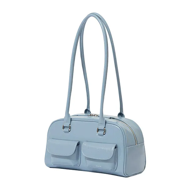 Túi Đeo Vai Nữ Stand Oil Chubby Bag Sky Blue Màu Xanh Da Trời - Túi xách - Vua Hàng Hiệu