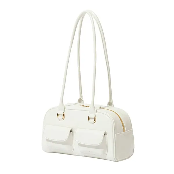 Túi Đeo Vai Nữ Stand Oil Chubby Bag White Màu Trắng - Túi xách - Vua Hàng Hiệu