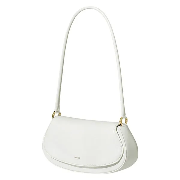 Túi Đeo Vai Nữ Stand Oil Clam Shoulder Bag Màu Trắng - Túi xách - Vua Hàng Hiệu
