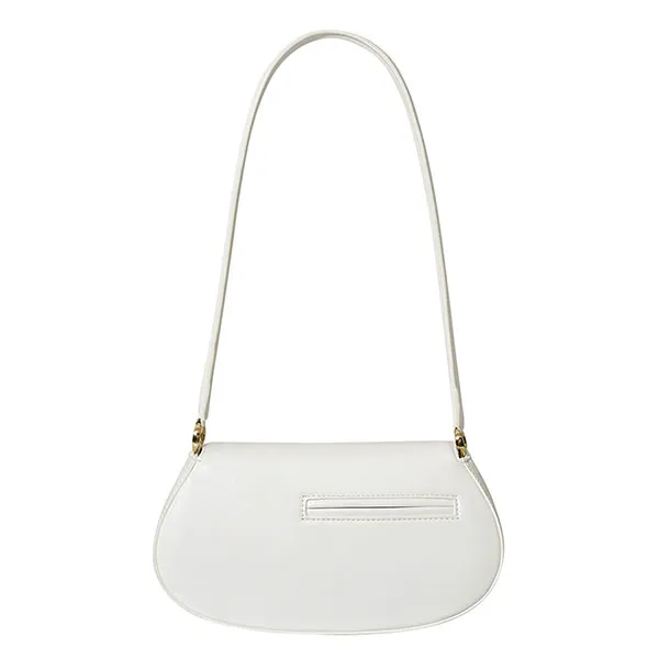 Túi Đeo Vai Nữ Stand Oil Clam Shoulder Bag Màu Trắng - Túi xách - Vua Hàng Hiệu