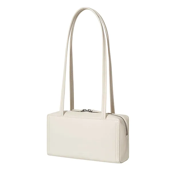 Túi Đeo Vai Nữ Stand Oil Post Bag In Vegan Leather Cream Màu Kem