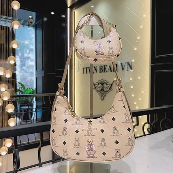 Túi Đeo Vai Nữ TTWN BEAR TN3404 Màu Be