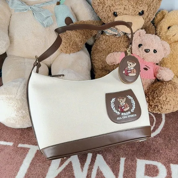 Túi Đeo Vai Nữ TTWN BEAR TN3691 Màu Nâu Be