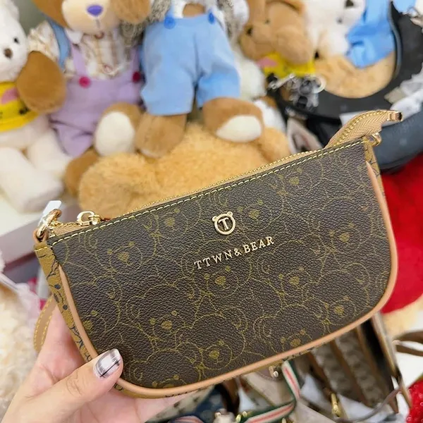 Túi Đeo Vai Nữ TTWN BEAR TT2373 18000 Màu Nâu Sẫm