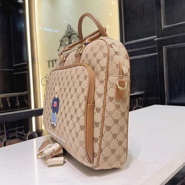 Túi Đựng Laptop TTWN BEAR TN3609 Màu Nâu Khaki