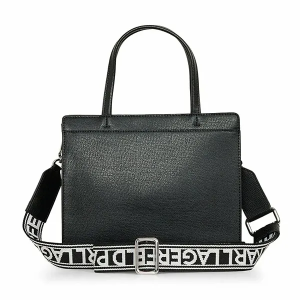 Túi Tote Nữ Karl Lagerfeld Maybelle Satchel Màu Đen