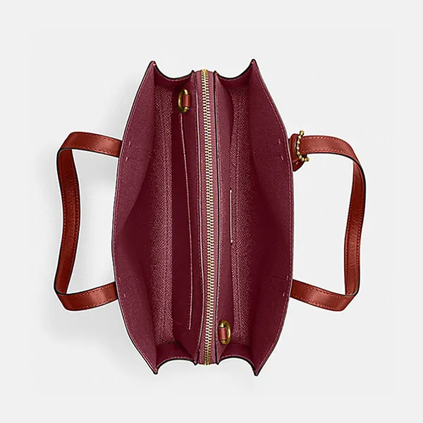 Túi Tote Nữ Coach Carter Carryall 28 In Signature Canvas Brown CK457 B4NQ4 Màu Nâu Đỏ