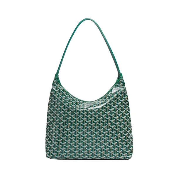 Túi Tote Nữ Goyard Bohème Hobo Bag In Goyardine Chevroches Calfskin Green BOHEMEPMLTY09CL09P Màu Xanh Lá - Túi xách - Vua Hàng Hiệu