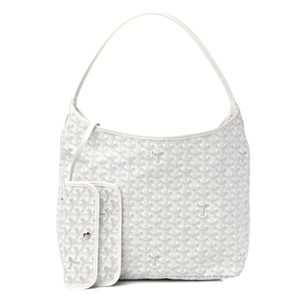 Túi Tote Nữ Goyard Bohemme Hobo White Bag Màu Trắng (Kèm Túi Nhỏ) - Túi xách - Vua Hàng Hiệu