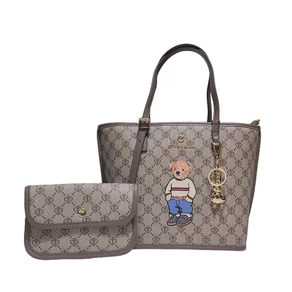 Túi Tote Nữ TTWN BEAR TN3388 TN3661 Màu Xám (Kèm Ví)