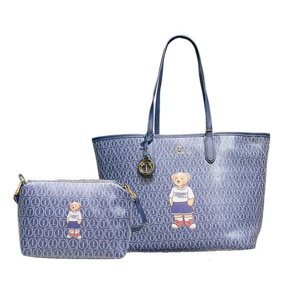 Túi Tote Nữ TTWN BEAR TN3522 Màu Xanh Size L