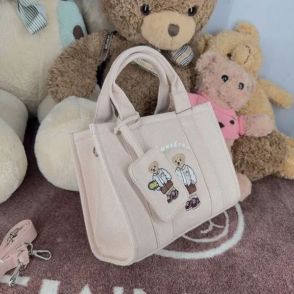 Túi Tote Nữ TTWN BEAR TN3548 40100 Màu Hồng Nhạt Size M