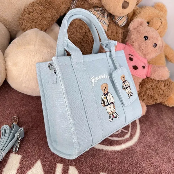 Túi Tote Nữ TTWN BEAR TN3548 50130 Màu Xanh Dương Size M