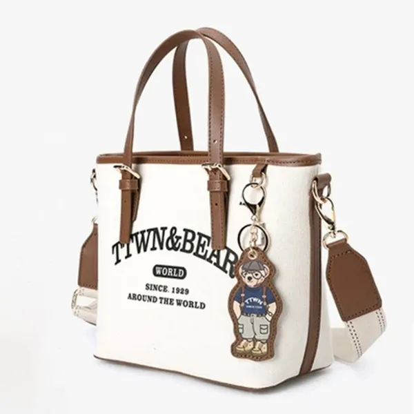 Túi Tote Nữ TTWN BEAR TN3652 10040 Màu Be Nâu
