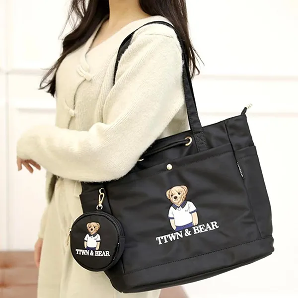 Túi Tote Nữ TTWN BEAR TN3722 3in1 Màu Đen