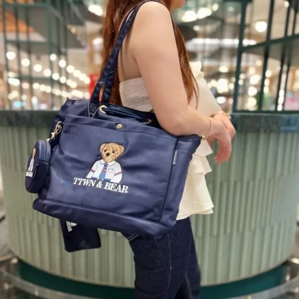 Túi Tote Nữ TTWN BEAR TN3722 3in1 Màu Xanh Navy