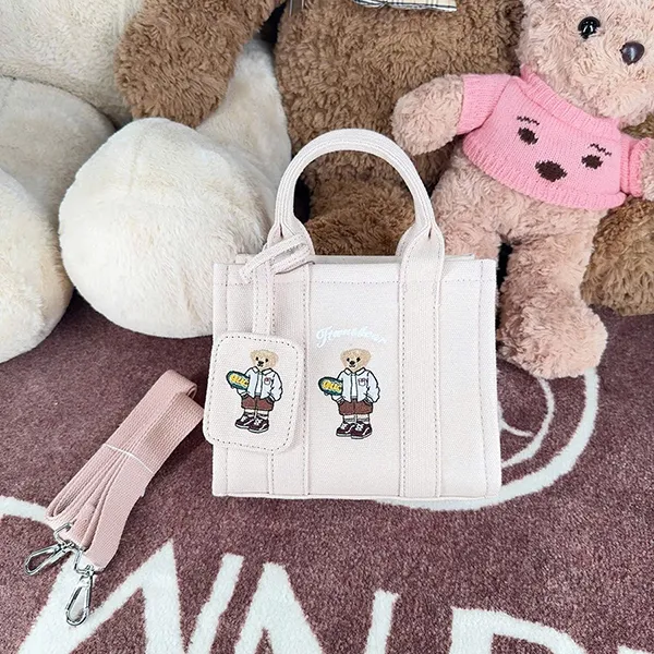 Túi Tote Nữ TTWN BEAR TN3761 40100 Màu Hồng Nhạt Size S