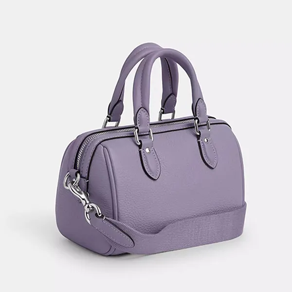 Túi Trống Nữ Coach Mini Rowan Crossbody CR247 Màu Tím