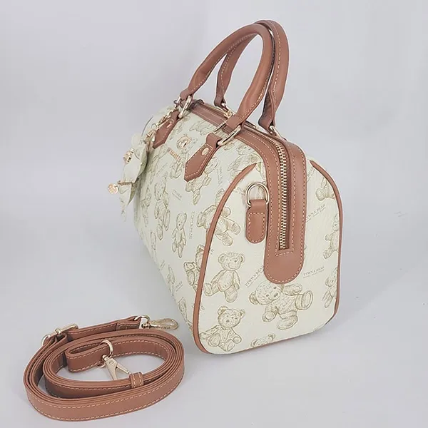 Túi Trống Nữ TTWN BEAR TN3325 Màu Nâu Trắng