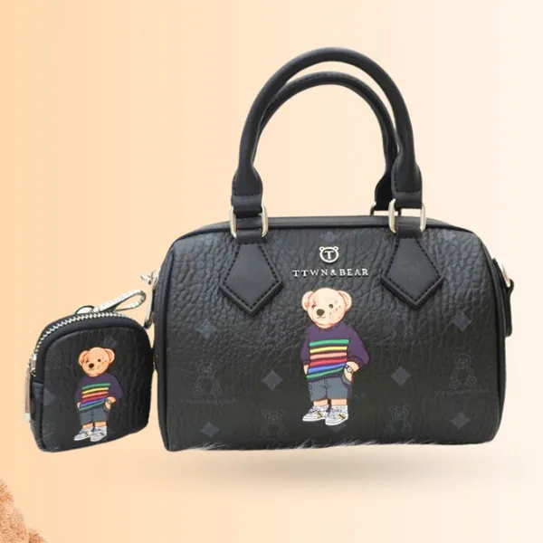 Túi Trống Nữ TTWN BEAR TN3386 Màu Đen