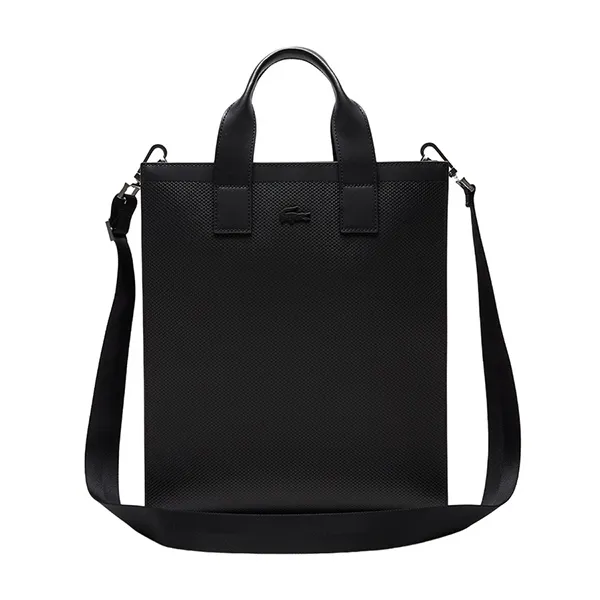 Túi Xách Đựng Laptop Lacoste Chantaco Computer Pocket Tote NH4567CE Màu Đen - Túi xách - Vua Hàng Hiệu