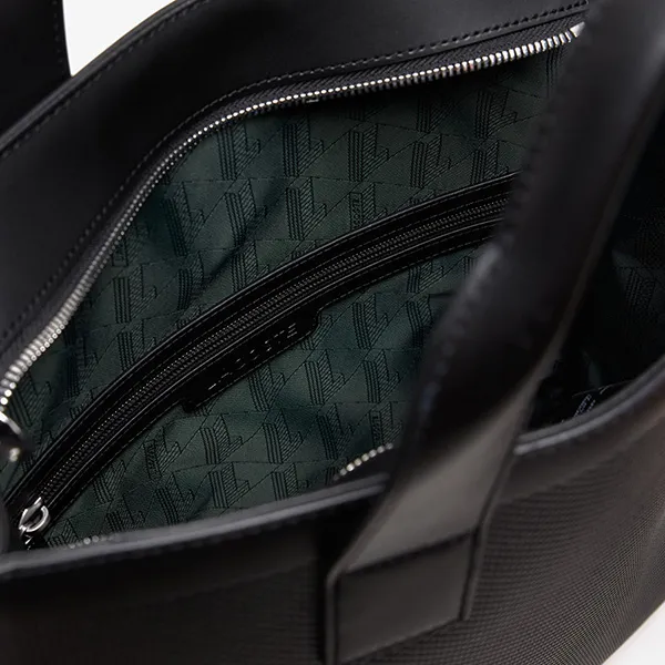 Túi Xách Đựng Laptop Lacoste Chantaco Computer Pocket Tote NH4567CE Màu Đen - Túi xách - Vua Hàng Hiệu
