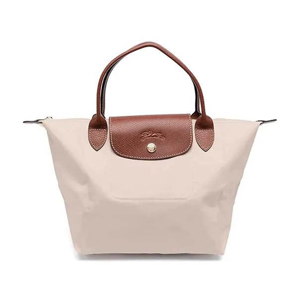 Túi Xách Nữ Longchamp Small Le Pliage Original Bag In Canvas L1621089P71 Màu Be - Túi xách - Vua Hàng Hiệu