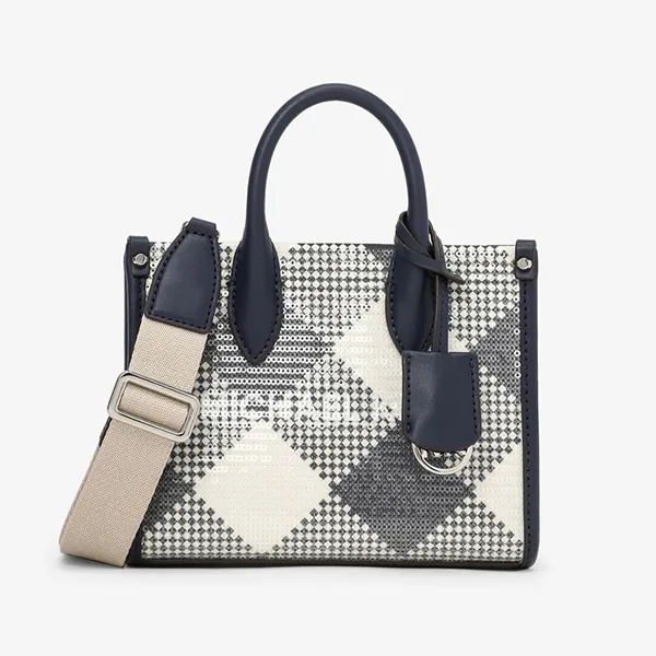 Túi Xách Nữ Michael Kors MK Mirella Extra Small Crossbody Navy 35T4G7ZC0I Màu Xanh Trắng - Túi xách - Vua Hàng Hiệu