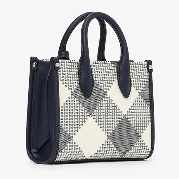 Túi Xách Nữ Michael Kors MK Mirella Extra Small Crossbody Navy 35T4G7ZC0I Màu Xanh Trắng - Túi xách - Vua Hàng Hiệu