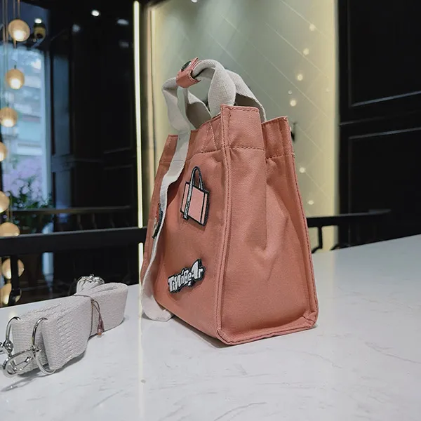 Túi Xách Nữ TTWN BEAR TN3304 TN3264 Hồng Vải Size S