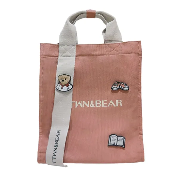 Túi Xách Nữ TTWN BEAR TN3304 TN3304 Hồng Vải Size L